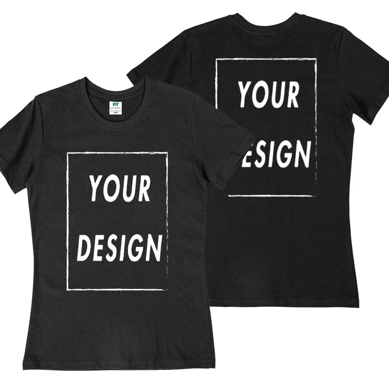 CustomPrint Team T-Shirt – Personalized Front & Back Design  Create your own style. Wear your identity.