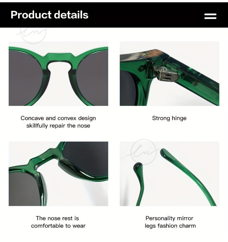 1pc Men's Polarized, Unisex UV400 Protection Anti-Glare Glasses