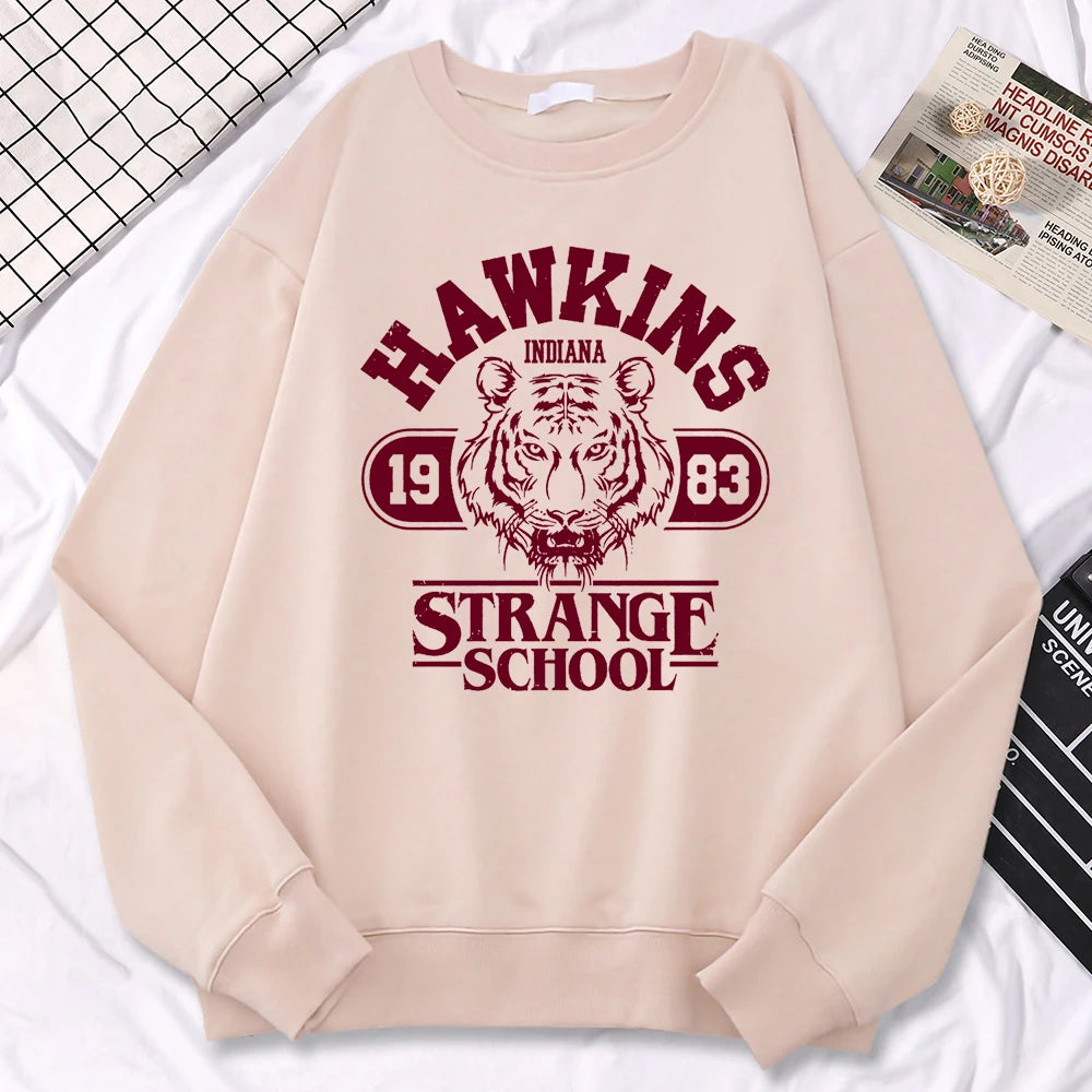Hawkins 1983 Sweatshirt – Vintage Streetwear Pullover  Retro vibes. Cozy comfort. Iconic style.