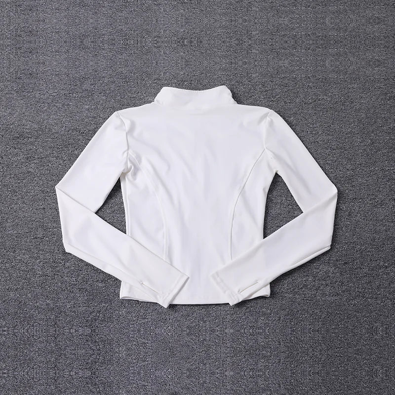 FlexFit Sport Jacket – Long Sleeve Workout Top  Lightweight feel. Sleek fit. Built for movement.