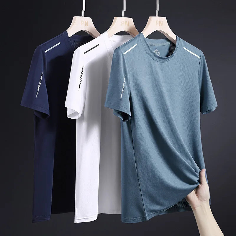 AeroDry Performance Tee – Quick-Dry Reflective Sports Shirt  Stay cool. Stay visible. Perform your best.