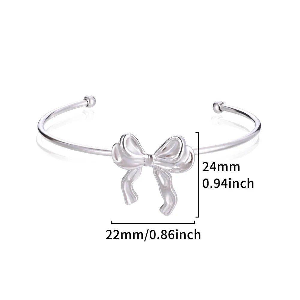 Classic Bump Pattern Openning Bangles For Women Stainless Steel Cuff Bracelet Gold Color  Hand Ornament Party Jewelry Gift