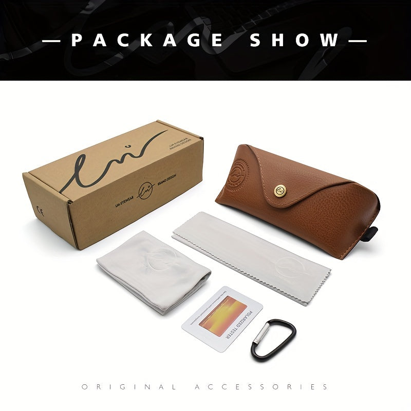 1pc Men's Polarized, Unisex UV400 Protection Anti-Glare Glasses