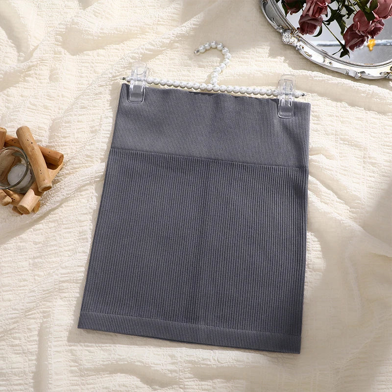 Work Muse Mini Skirt – High-Waist Knit Office Essential  Sleek shape. Smart style. Everyday confidence.