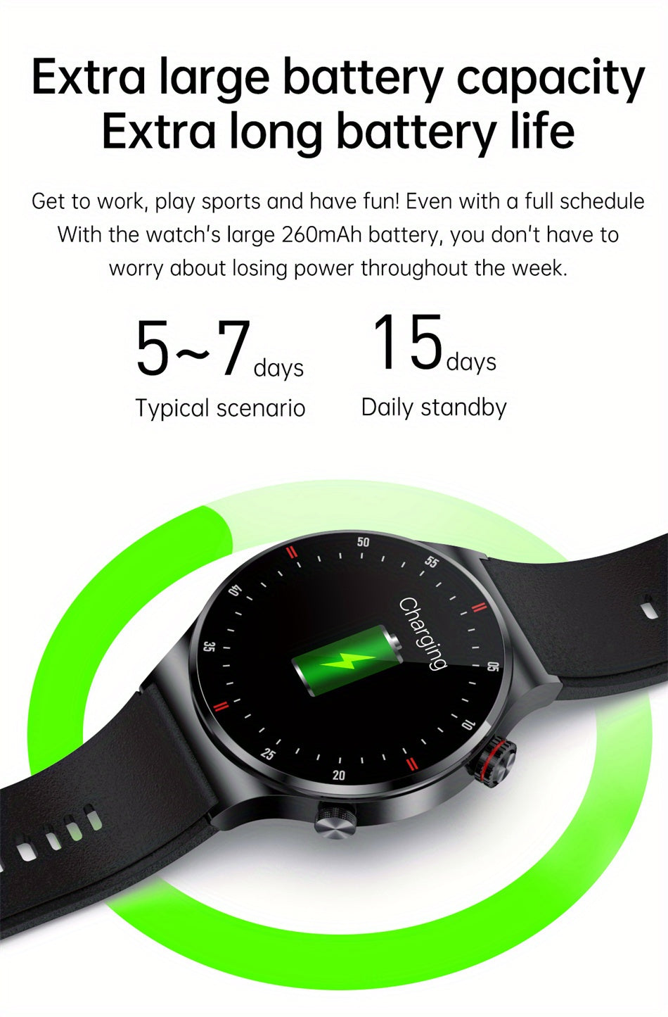 2023 New Wireless call Smart watch Men  Full touch Screen Sports fitness watch Wireless watch is Suitable For Android ios Smart watch