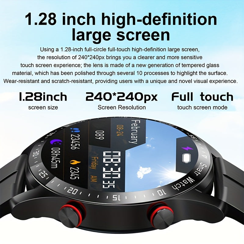 2023 New Wireless Call Smart Watch Men Sport Fitness Tracker Weather Display Man Smart Watch For Phone