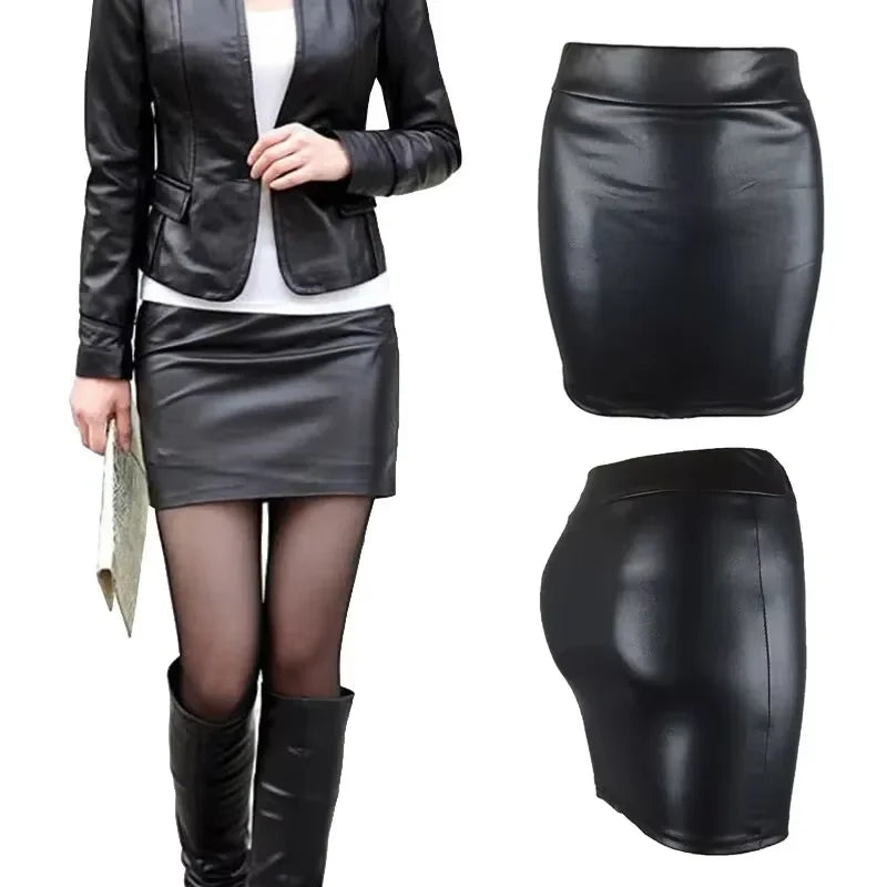 SlimChic Mini Skirt – High-Waist Bodycon Fit  Sleek silhouette. Timeless style. Day-to-night ready.