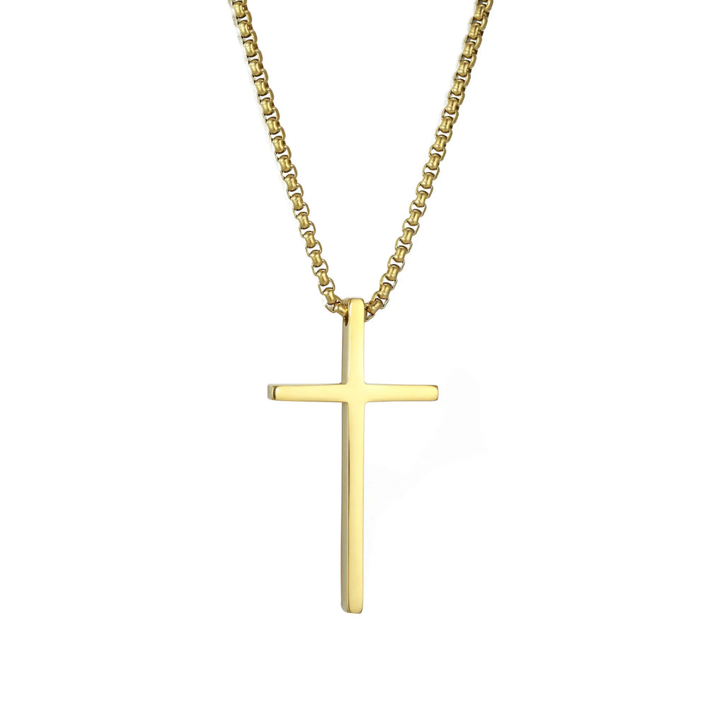 CrossCore Necklace – Titanium Steel Pendant  Clean design. Strong meaning. Everyday style.