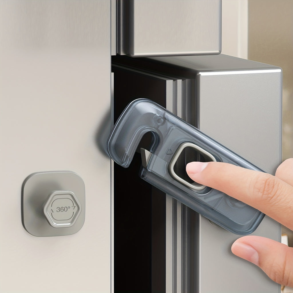 1pc Child Safety Fridge Lock Single-Door Refrigerator Door Stopper Baby Protection Kids Safety Care Freezer Lock Cabinet Lock Cabinet Door Lock
