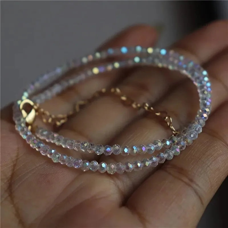 BeadCharm Choker – 3mm Minimal Chain Necklace  Simple beads. Sweet style. Everyday elegance.