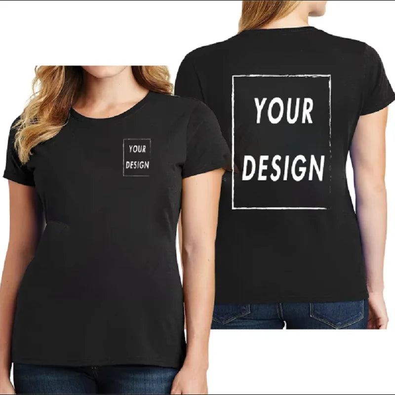 CustomPrint Team T-Shirt – Personalized Front & Back Design  Create your own style. Wear your identity.
