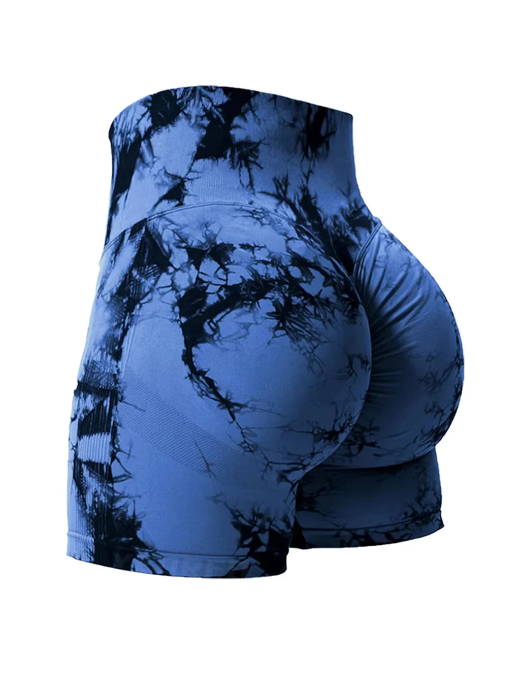 TieDye Sculpt Shorts – 2PCS Seamless Gym Set  Bold colors. Sculpted curves. Maximum confidence.