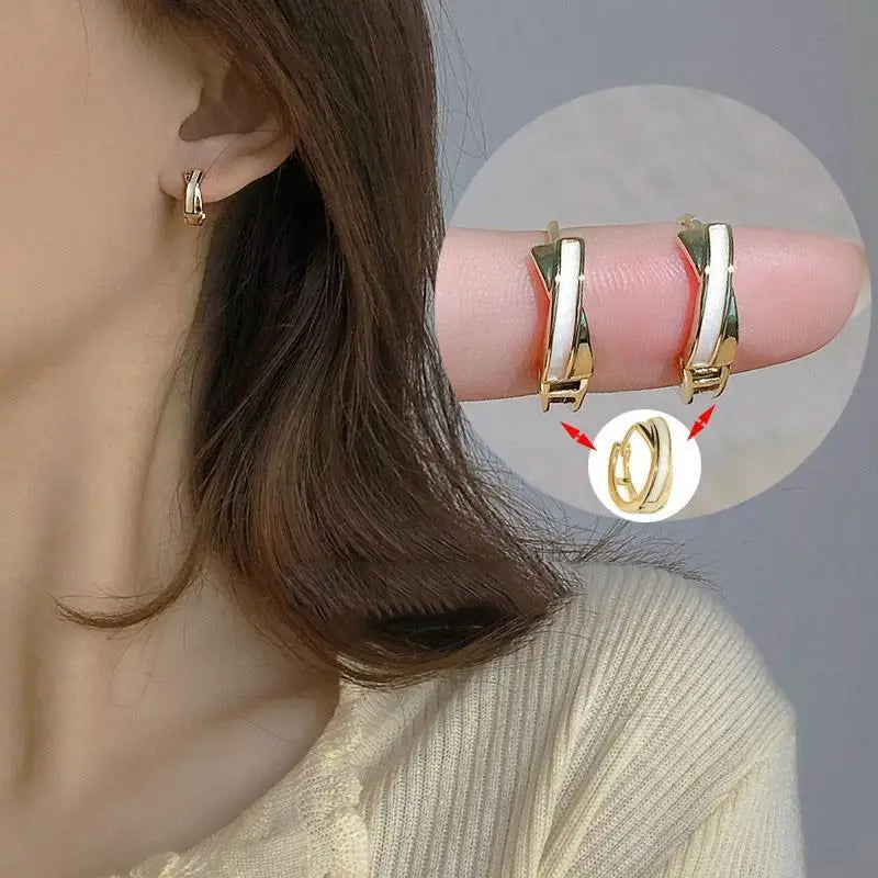 Crystal Heart Hoops – 925 Silver Needle Earrings  Soft sparkle. Sweet charm. Everyday luxury.