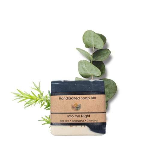 Into the Night Soap - Tea tree, Eucalyptus and charcoal - 3 different