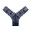 High Quality Floral Lace Thong Underwear Women Sexy Low-Rise Seamless Knitted Polyamide Spandex G-String Bikini Soft Logo Waist