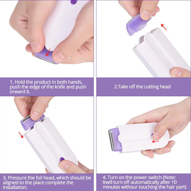 Electric Lady Shaver for Women Painless Women Razor Bikini Trimmer Rechargeable Shaver