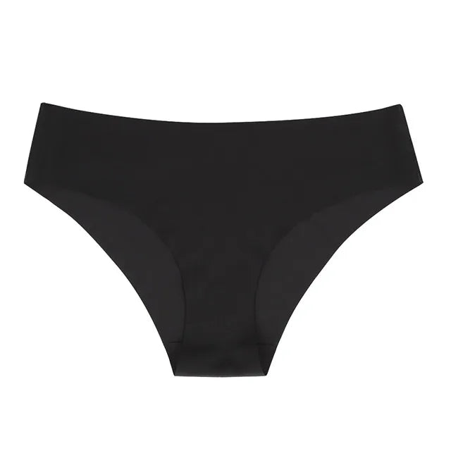 Customization Ice Silk Seamless Bikini Panties Lingerie Women Mid-Rise Non-trace Breathable Quick Dry Nylon/Spandex Underwear