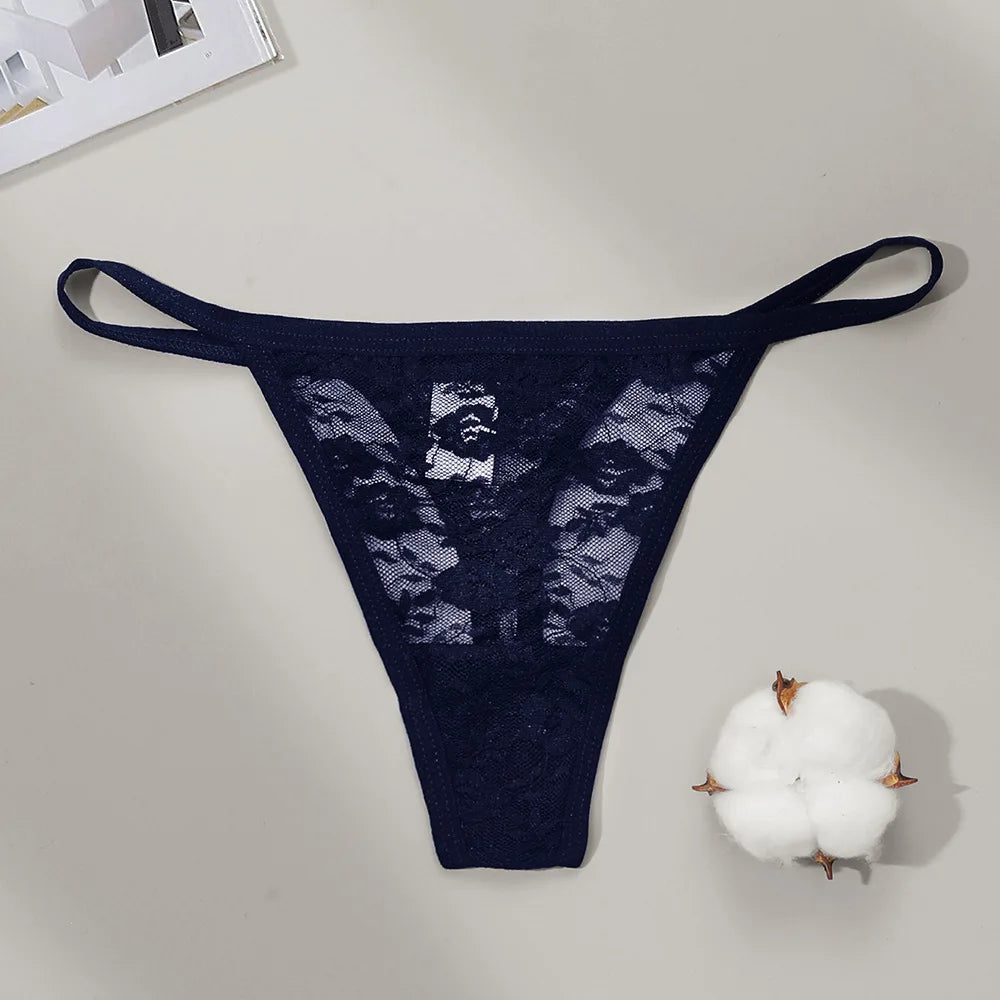 New Style Sustainable Cute Soft Breathable Sexy Knitted Bikini Women Panties Quick Dry Hot Drilling Underwear