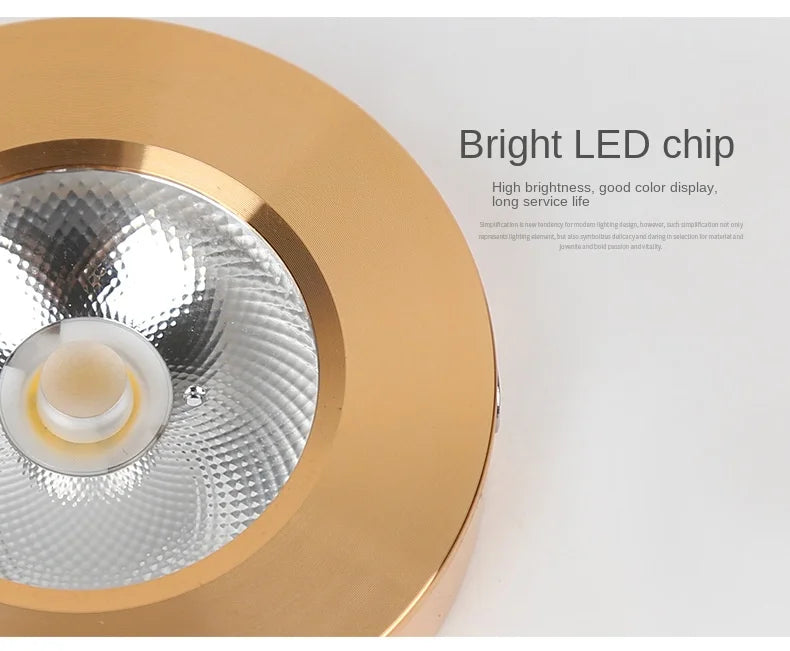 YMZM Led Ultra-thin Surface Mounted Small Spotlight Without Opening Ceiling Wine Cabinet Wardrobe Mini Spotlight Counter Light