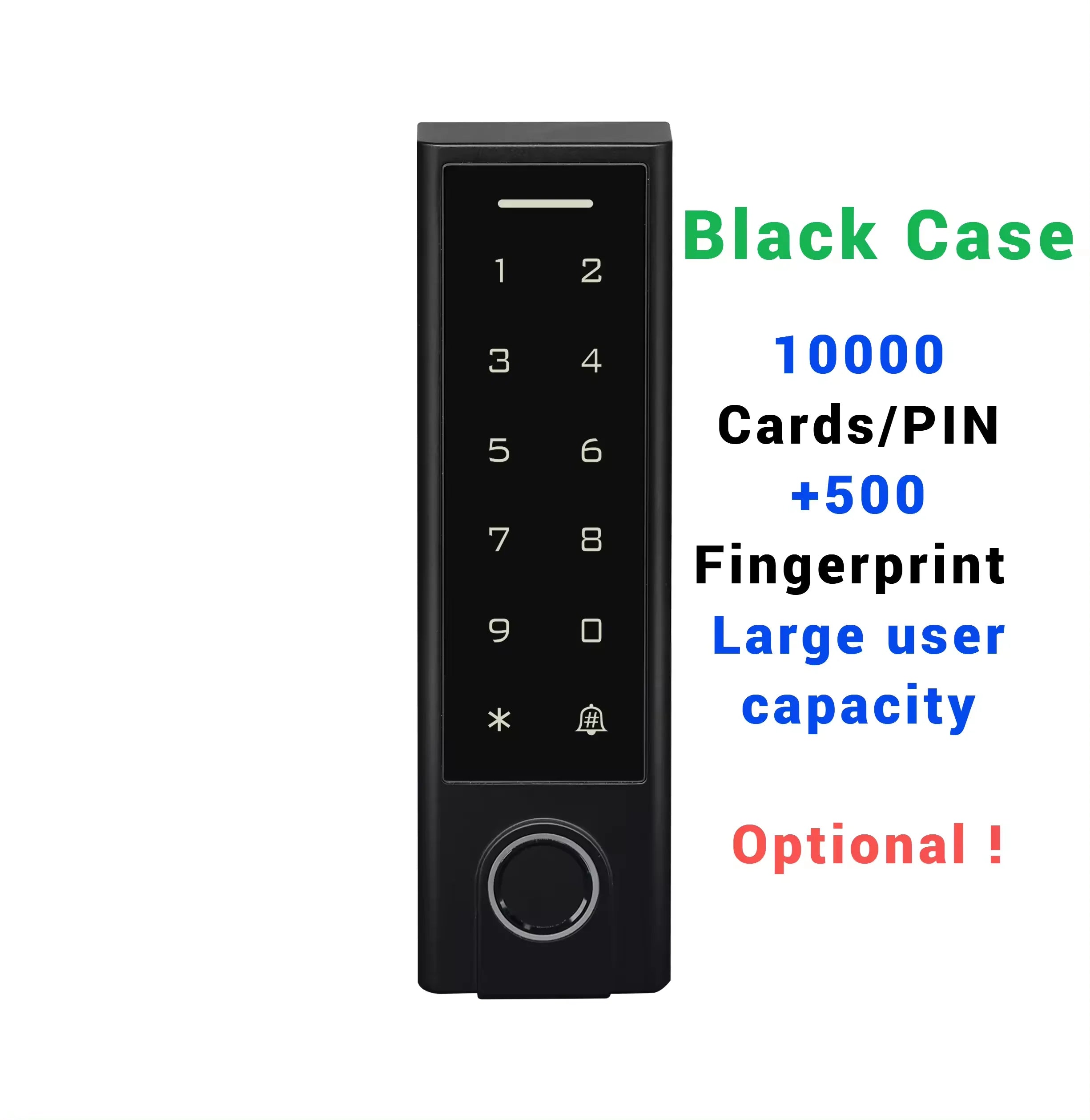 Secukey New Arrival IP66 Biometric Fingerprint & RFID & Code Door Lock Remotely Access Control System TT Lock App Cloud Storage