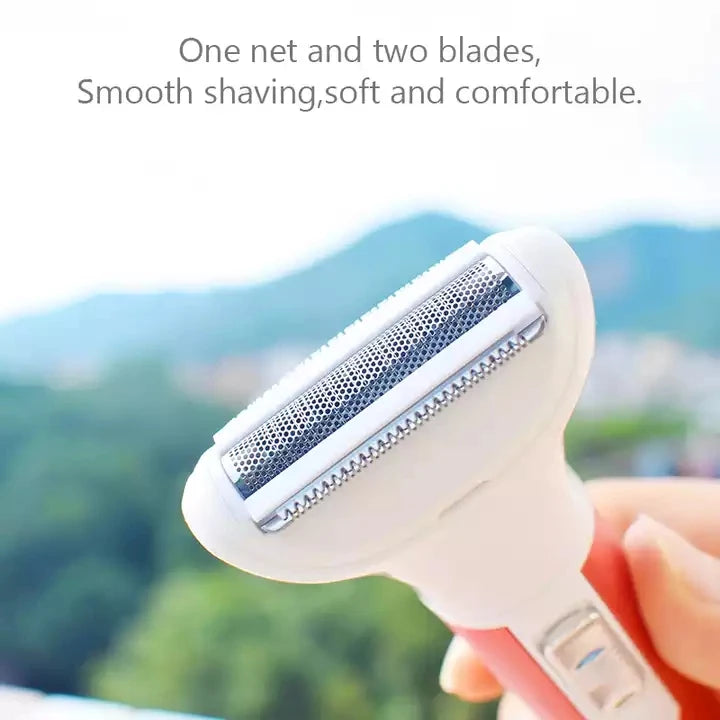5 in 1 Electric Hair Remover Epilator Lady Shaver Nose Hair Trimmer Eyebrow Shaper Leg Armpit Bikini Trimmer Women Groin Trimmer
