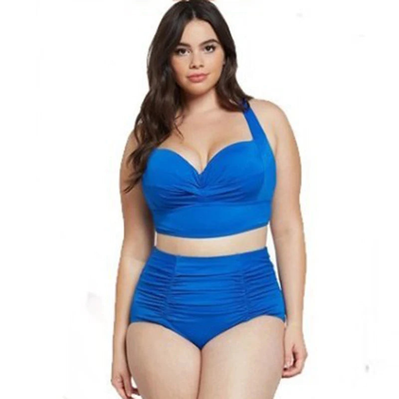 2021 Large Plus Size Swimwear Female Push up Bikini With Cup Women Bikini Set Two Pieces Swimsuit Bathing Suit Swim Beach Dress