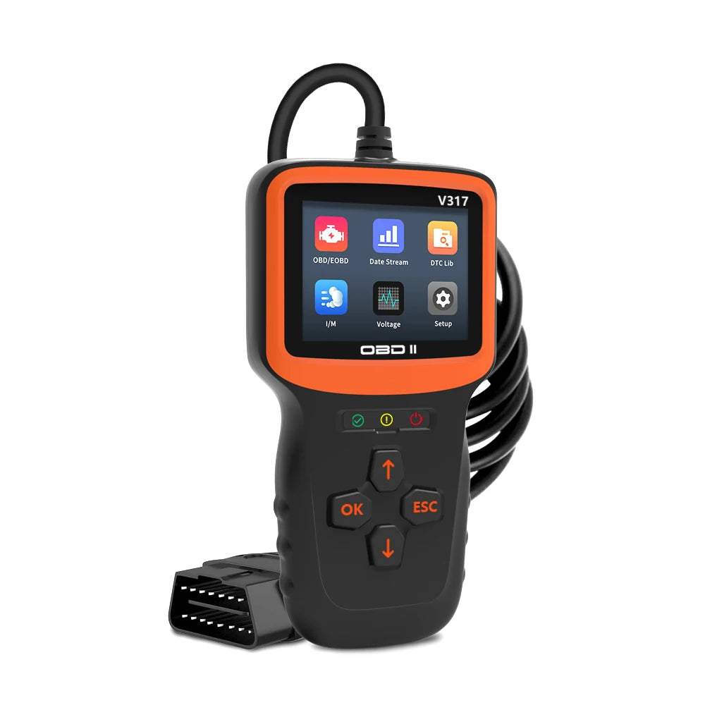 Lonauto 12V NEW Universal Obdii Protocols Vehicle Auto Machine Diagnostic OBD2 Car Diagnosis Scanner