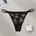 New Style Sustainable Cute Soft Breathable Sexy Knitted Bikini Women Panties Quick Dry Hot Drilling Underwear