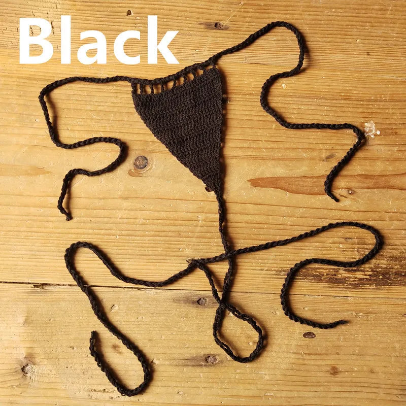 CHSD-X006 Hand Crochet Lace Thong String extreme Sexy Women Mini Secret Swim Brief  Bikini Micro Bikini  Swimwear Manufacturer