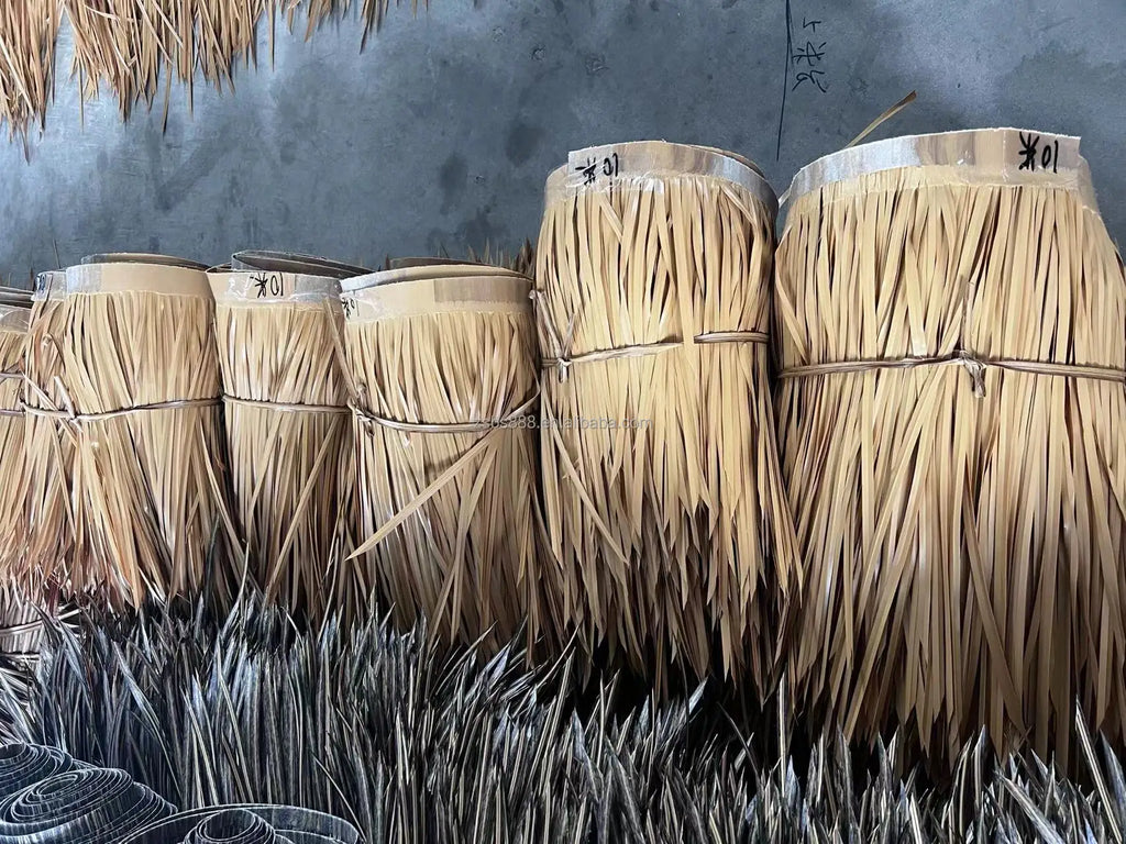 Plastic Grass Fiber Reed Roof Material