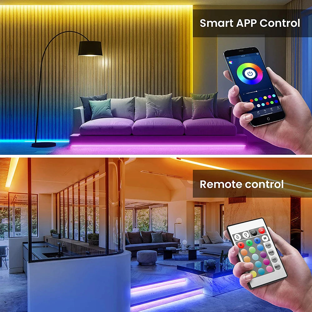 GlowSync LED Strip – USB RGB Light Tape (5050 SMD)  Color your space. Set the mood. Upgrade your vibe.