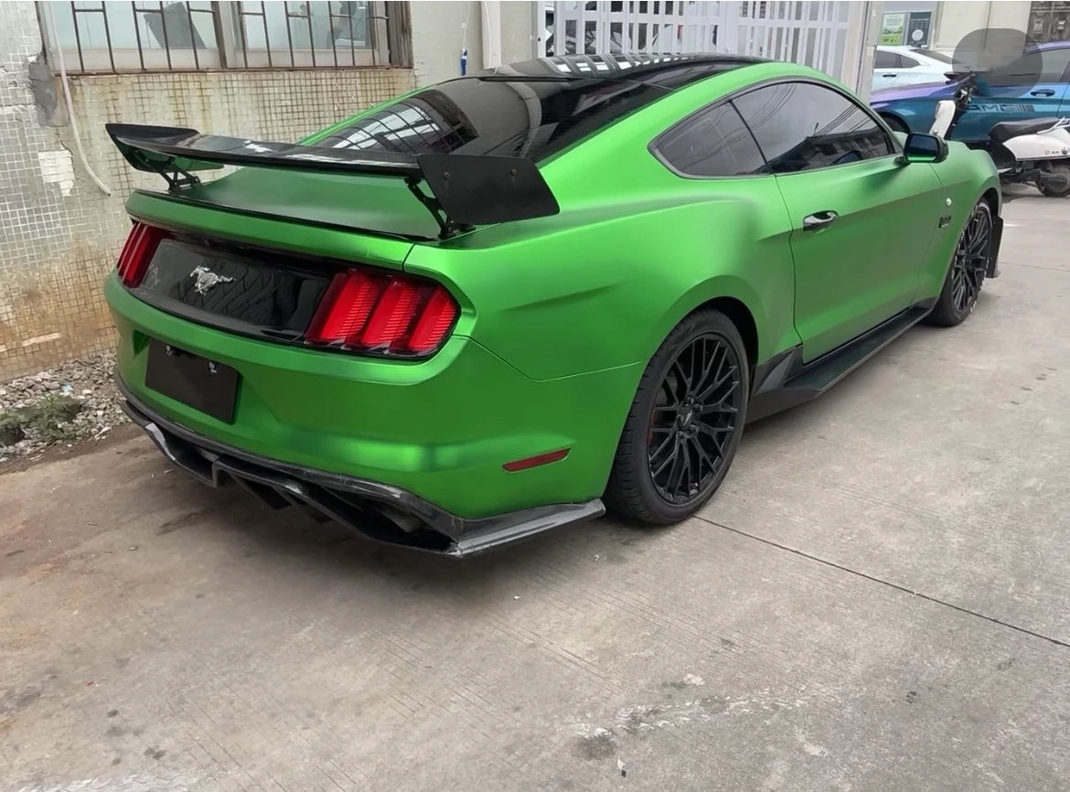 FYL Good Stretch PET Satin Ceramic Romani Green Car Film 1.52*17M Wrap Car Matte Wrap Vinyl Body Film Wrapping Auto Sticker