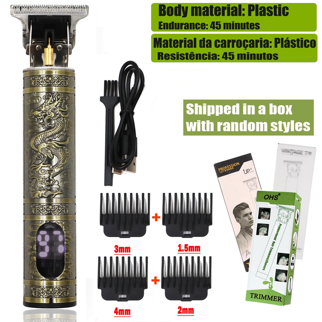 T9 Pro Hair Clipper – 0mm Precision Trimmer  Sharp cuts. Clean lines. Barber-level results.