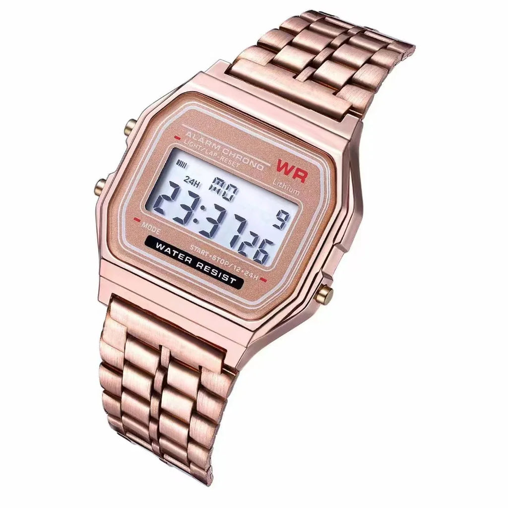 F91W Classic Digital Watch – Steel Band Edition  Timeless design. Everyday function. Reliable style.