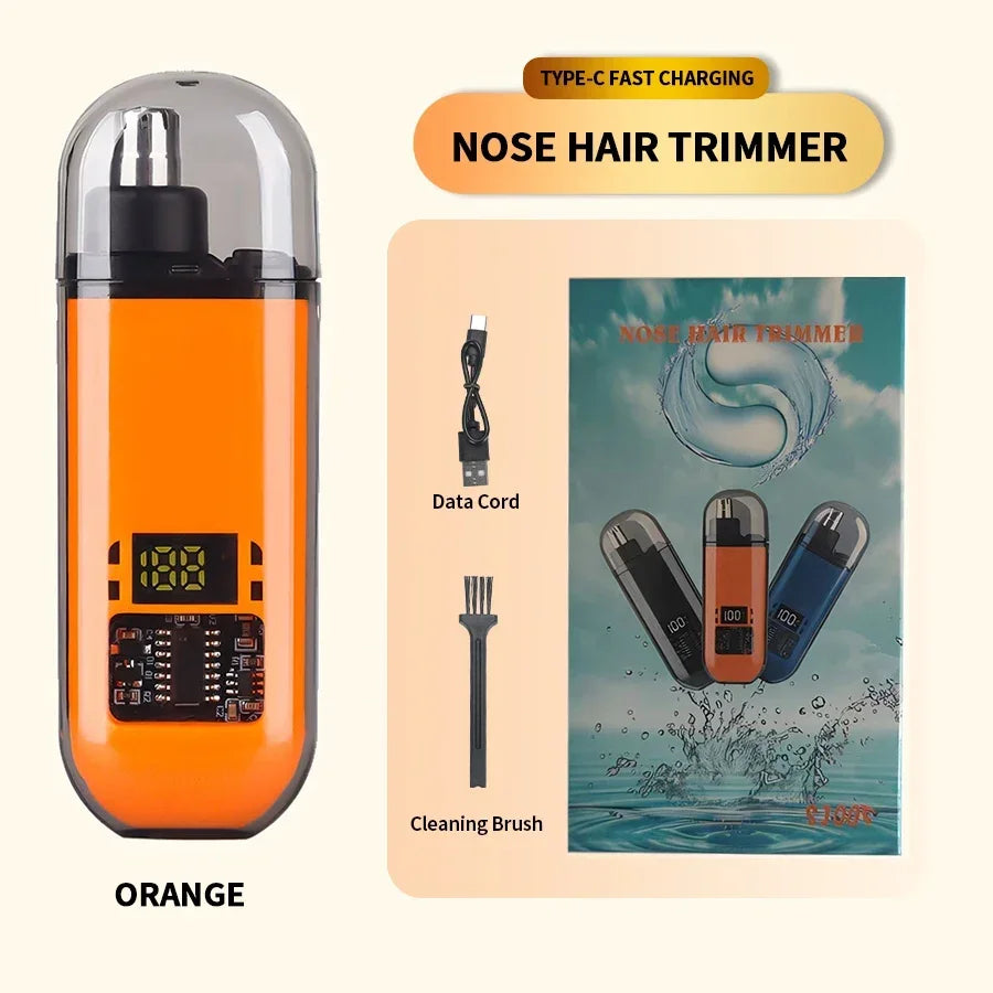 TrimPro 2-in-1 Grooming Tool – Ear, Nose & Eyebrow Trimmer  Clean look. Zero pain. Total precision.