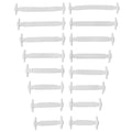 FlexLock Silicone Laces – 16PCS No-Tie Shoelace Set  No tying. No hassle. Just comfort.