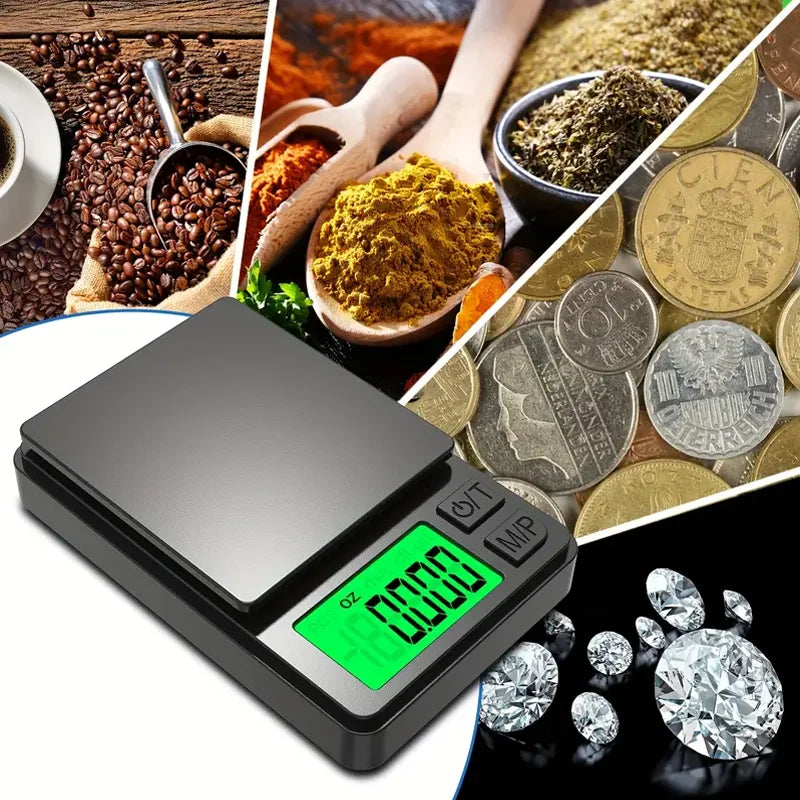 PrecisionPro Pocket Scale – 1000g x 0.1g Digital Scale  Accurate. Portable. Built for precision.