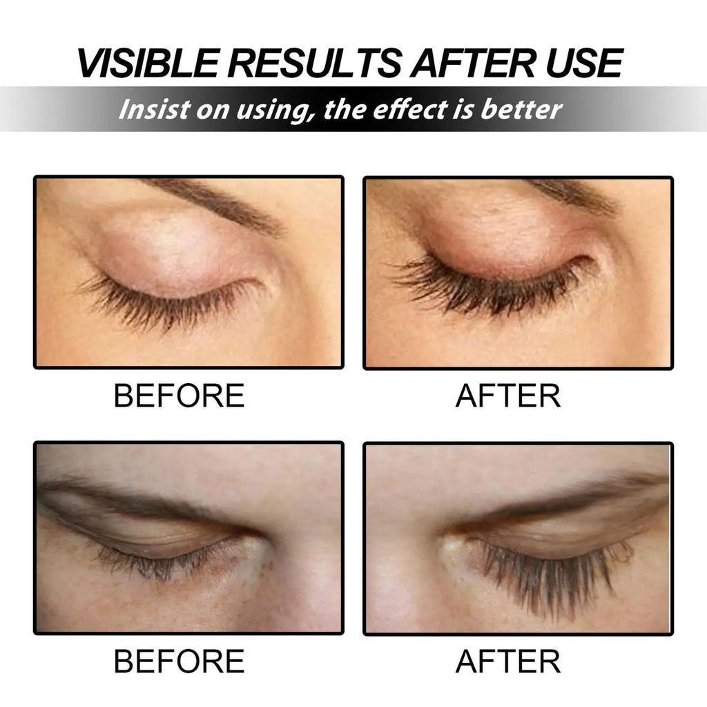 10ml Castor Oil Eyelash Growth Serum Eyelash Enhancer Lengthening Fuller Thicker Lashes Treatment Eyebrow Growth Nourishing