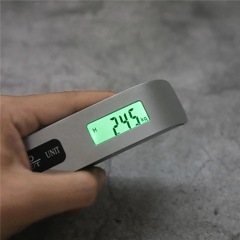 TravelWeigh Digital Scale – Portable Luggage Weight Checker (50kg/110lb)  No surprises at the airport. Travel smarter.