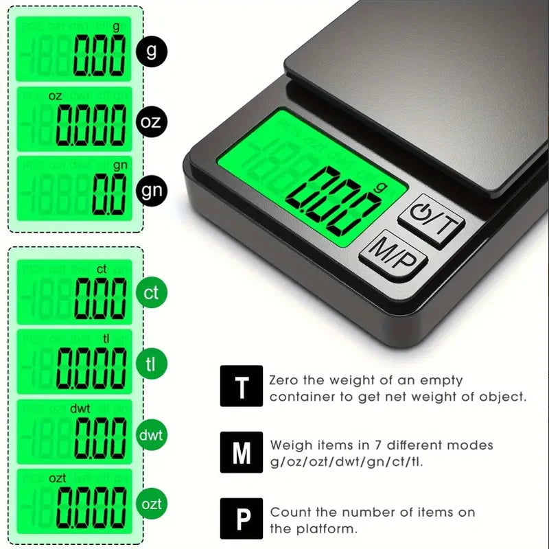 PrecisionPro Pocket Scale – 1000g x 0.1g Digital Scale  Accurate. Portable. Built for precision.
