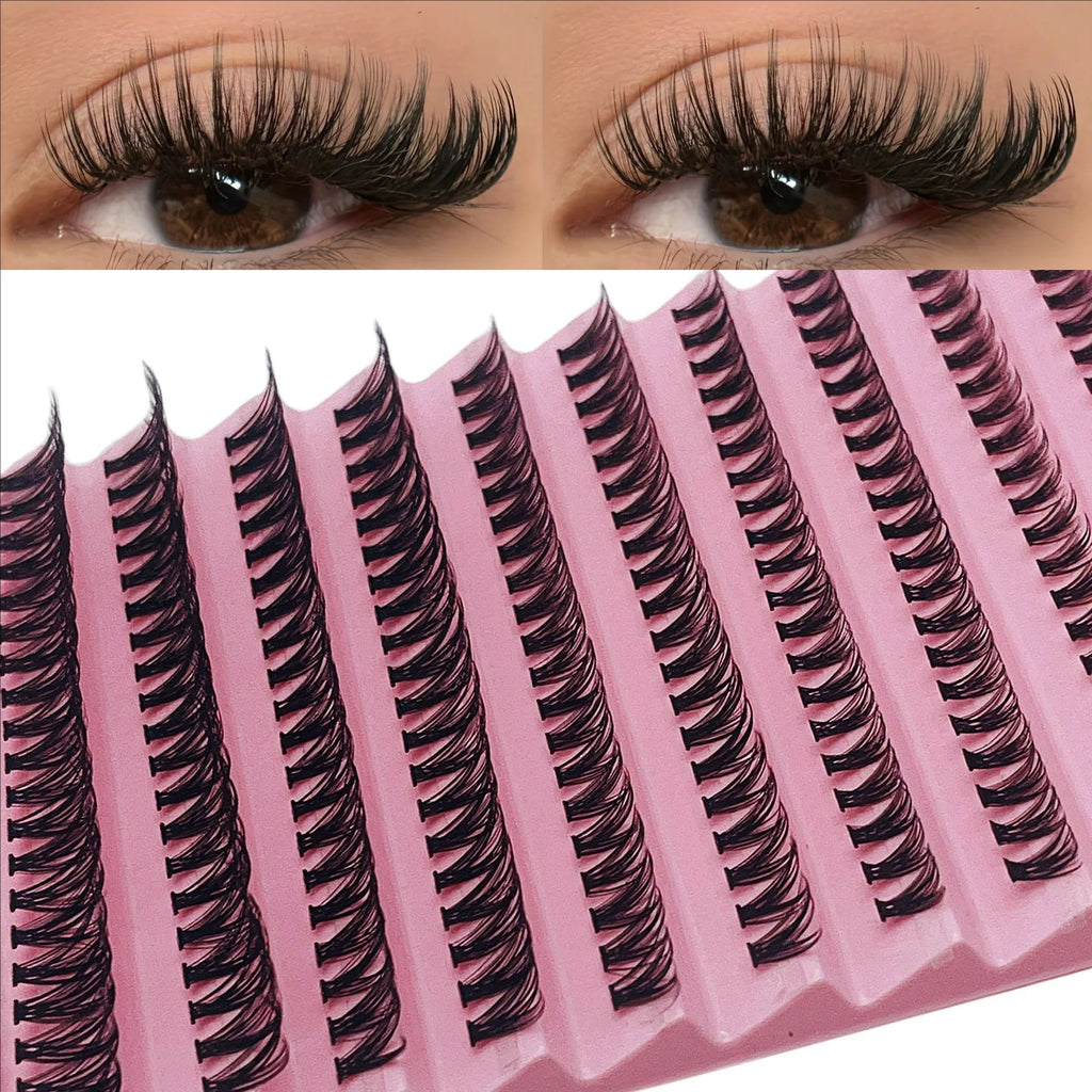 LashMuse Cluster Lashes – Natural Volume DIY Extensions (200pcs)  Salon-quality lashes at home. Soft, natural, and effortlessly stunning.
