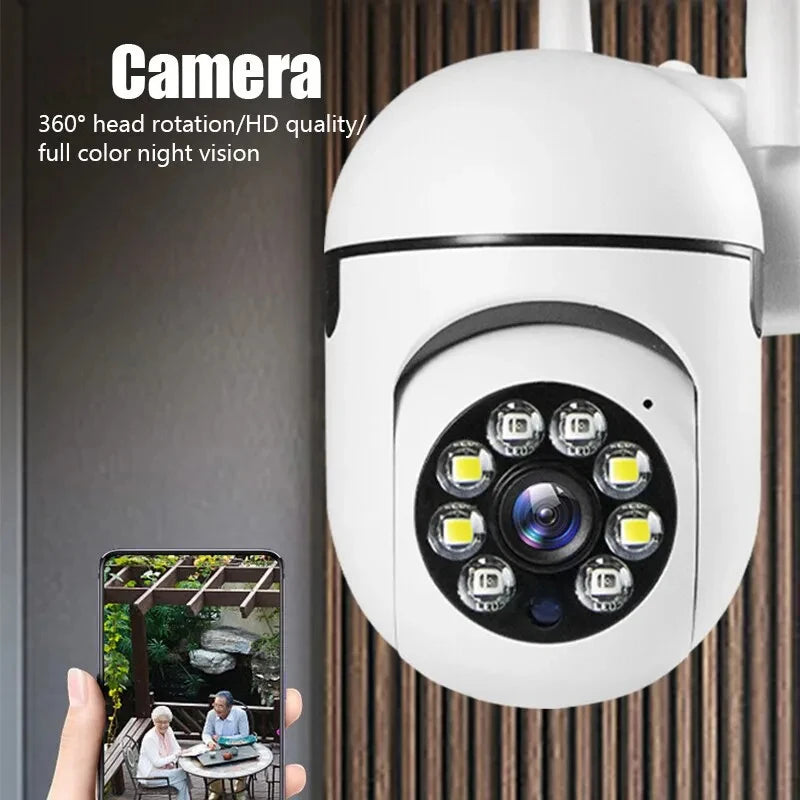 A7 Smart Security Camera – 360° HD Monitoring with Night Vision  Stay connected. Stay protected. Anytime, anywhere.