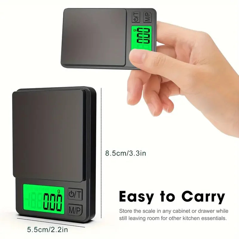 PrecisionPro Pocket Scale – 1000g x 0.1g Digital Scale  Accurate. Portable. Built for precision.