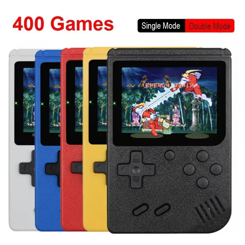 RetroPlay Mini Console – 400 Classic Games in One  Take the nostalgia anywhere you go. Simple, fun, and endlessly entertaining.