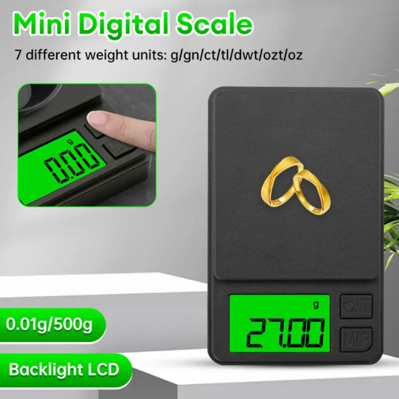 PrecisionPro Pocket Scale – 1000g x 0.1g Digital Scale  Accurate. Portable. Built for precision.