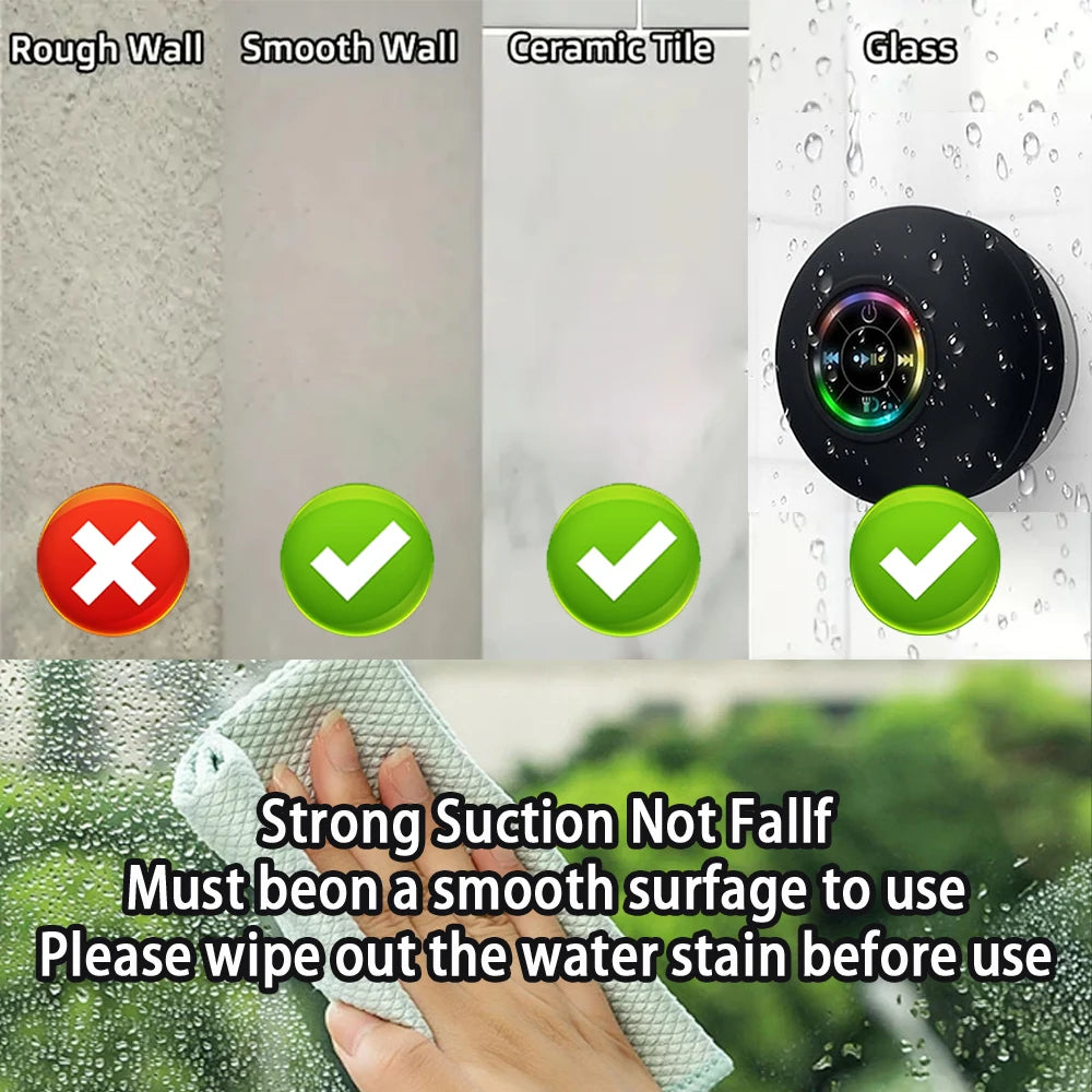AquaBeat Bluetooth Speaker – LED Waterproof Sound Box  Powerful sound. Cool lights. Take it anywhere.