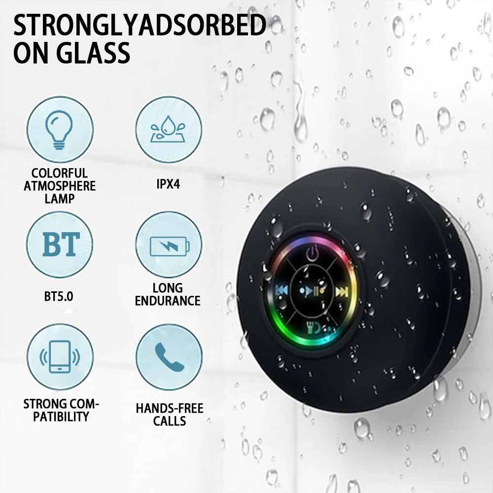 AquaBeat Bluetooth Speaker – LED Waterproof Sound Box  Powerful sound. Cool lights. Take it anywhere.