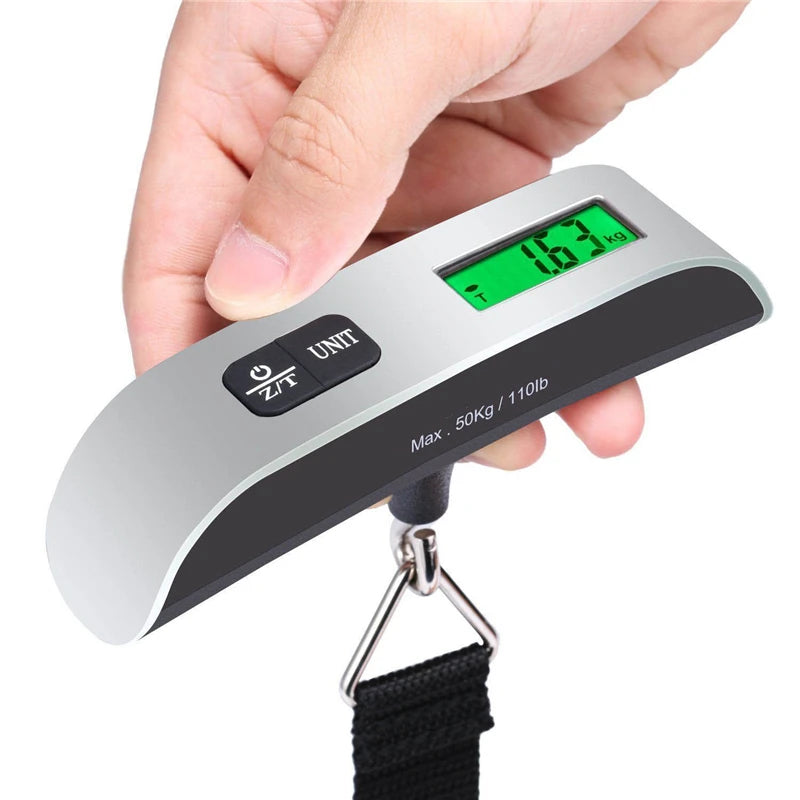 TravelWeigh Digital Scale – Portable Luggage Weight Checker (50kg/110lb)  No surprises at the airport. Travel smarter.