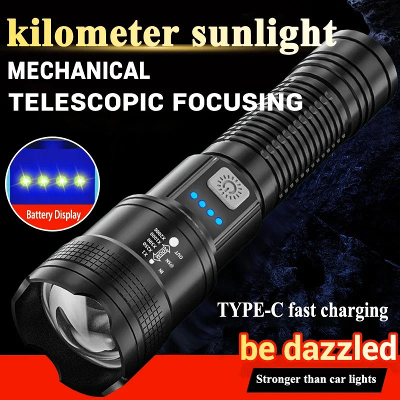 PowerBeam X2000 Flashlight – Tactical LED Torch  Extreme brightness. Reliable power. Ready for anything.