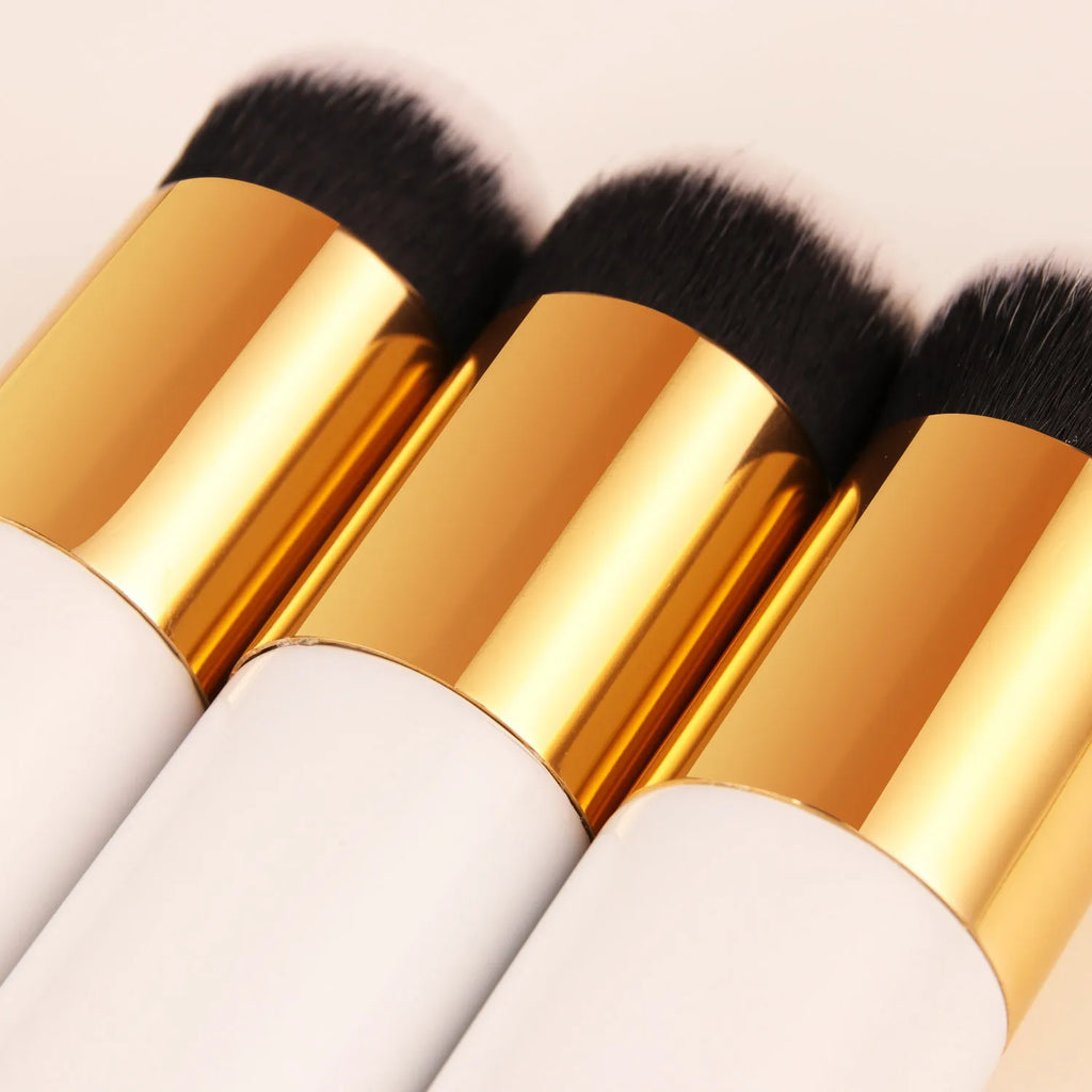 1Pcs New Chubby Pier Foundation Brush Flat Cream Makeup Brushes Professional Cosmetic Make-up Brush